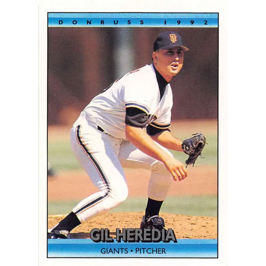 1992 Donruss #737 Gil Heredia NM-MT RC Rookie San Francisco Giants Baseball Card - Baseball Card Single