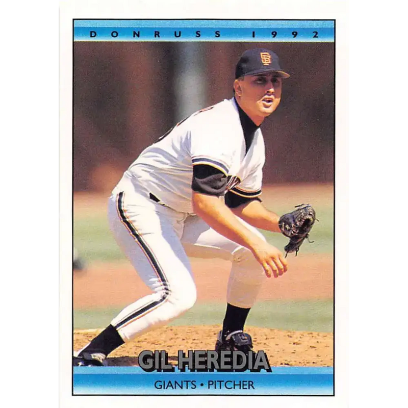 1992 Donruss #737 Gil Heredia NM-MT RC Rookie San Francisco Giants Baseball Card - Baseball Card Single