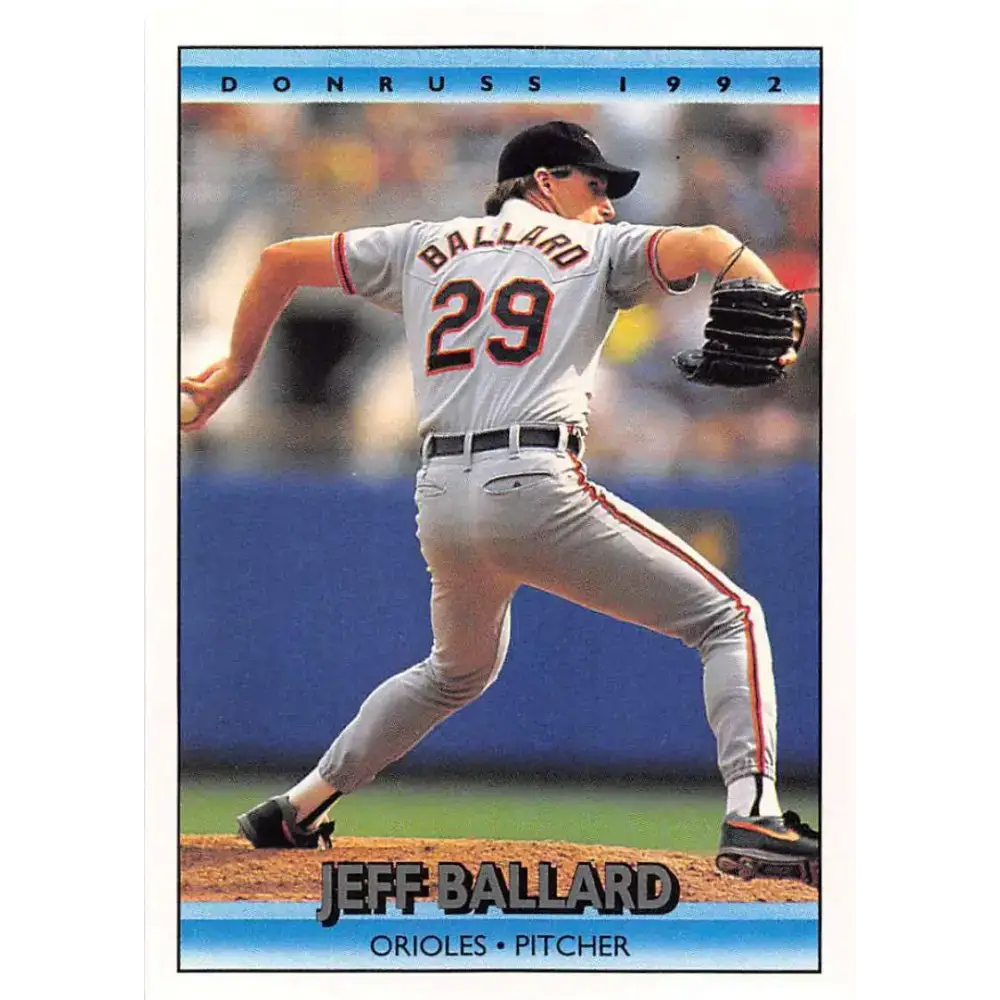 1992 Donruss #74 Jeff Ballard NM-MT Baltimore Orioles Baseball Card - Baseball Card Single