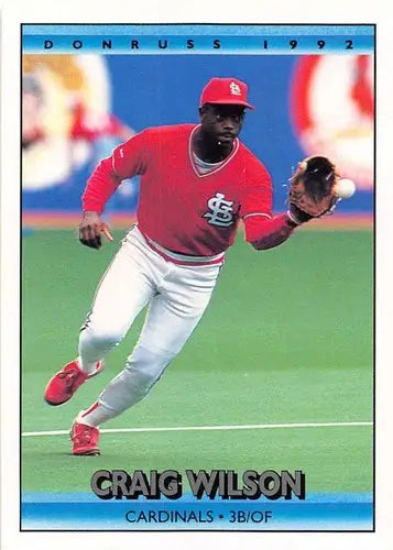 1992 Donruss #744 Craig Wilson NM-MT Cardinals ID:73502 - Baseball Card Single