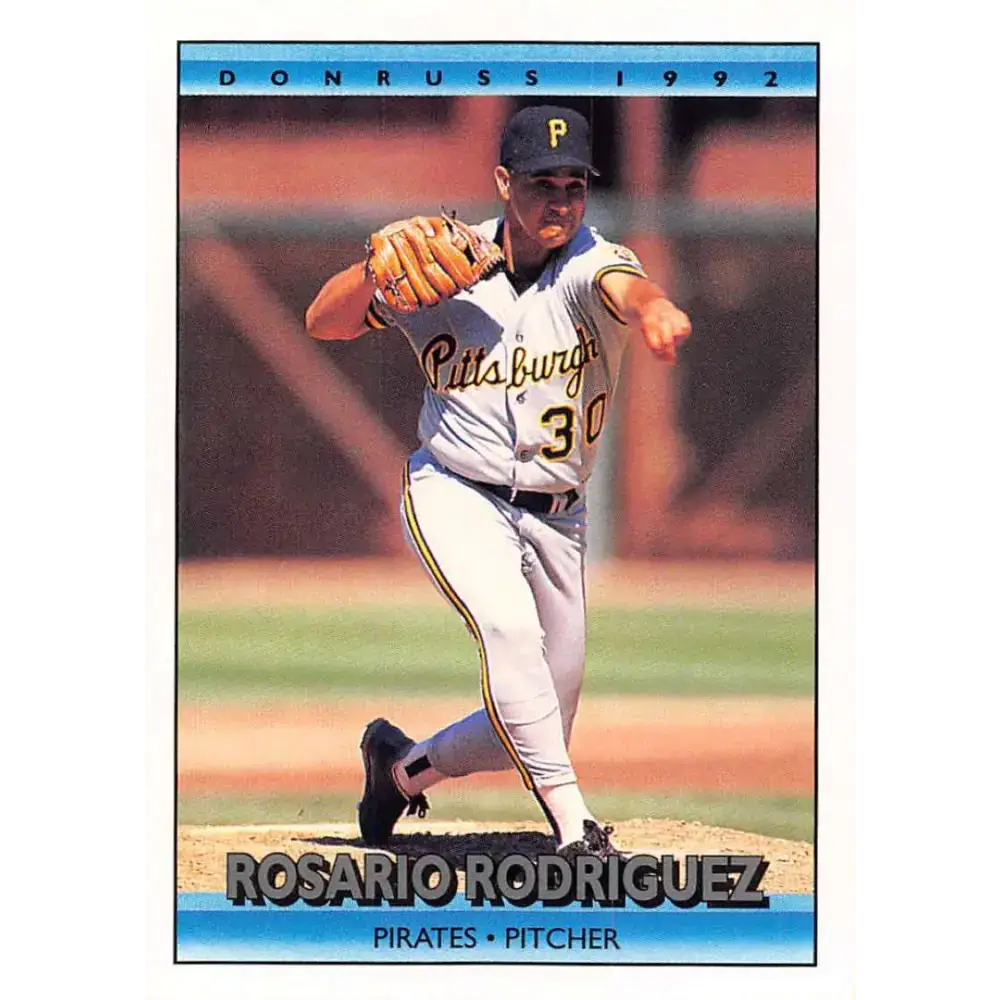 1992 Donruss #748 Rosario Rodriguez NM-MT Pittsburgh Pirates Baseball Card - Baseball Card Single