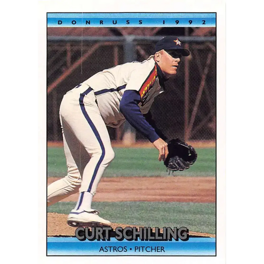 1992 Donruss #757 Curt Schilling NM-MT Houston Astros Baseball Card - Baseball Card Single