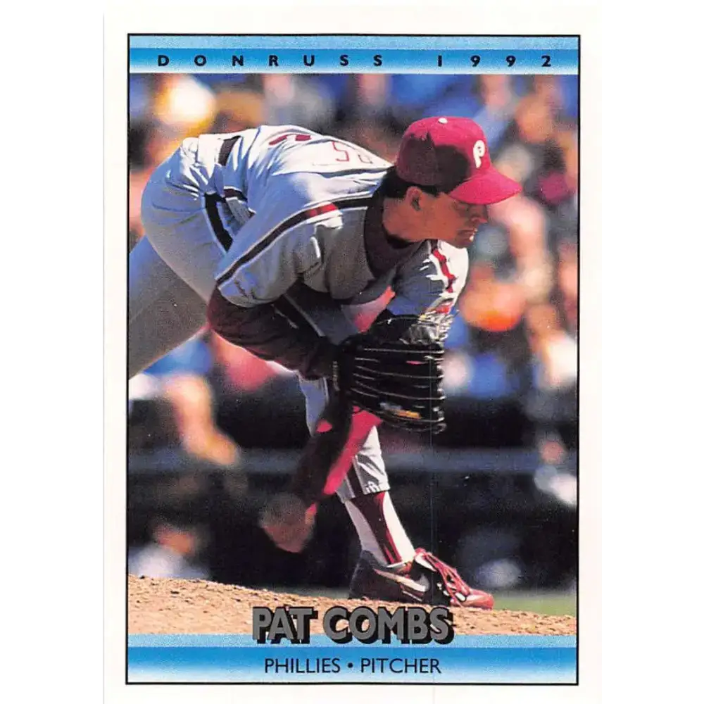 1992 Donruss #76 Pat Combs NM-MT Philadelphia Phillies Baseball Card - Baseball Card Single