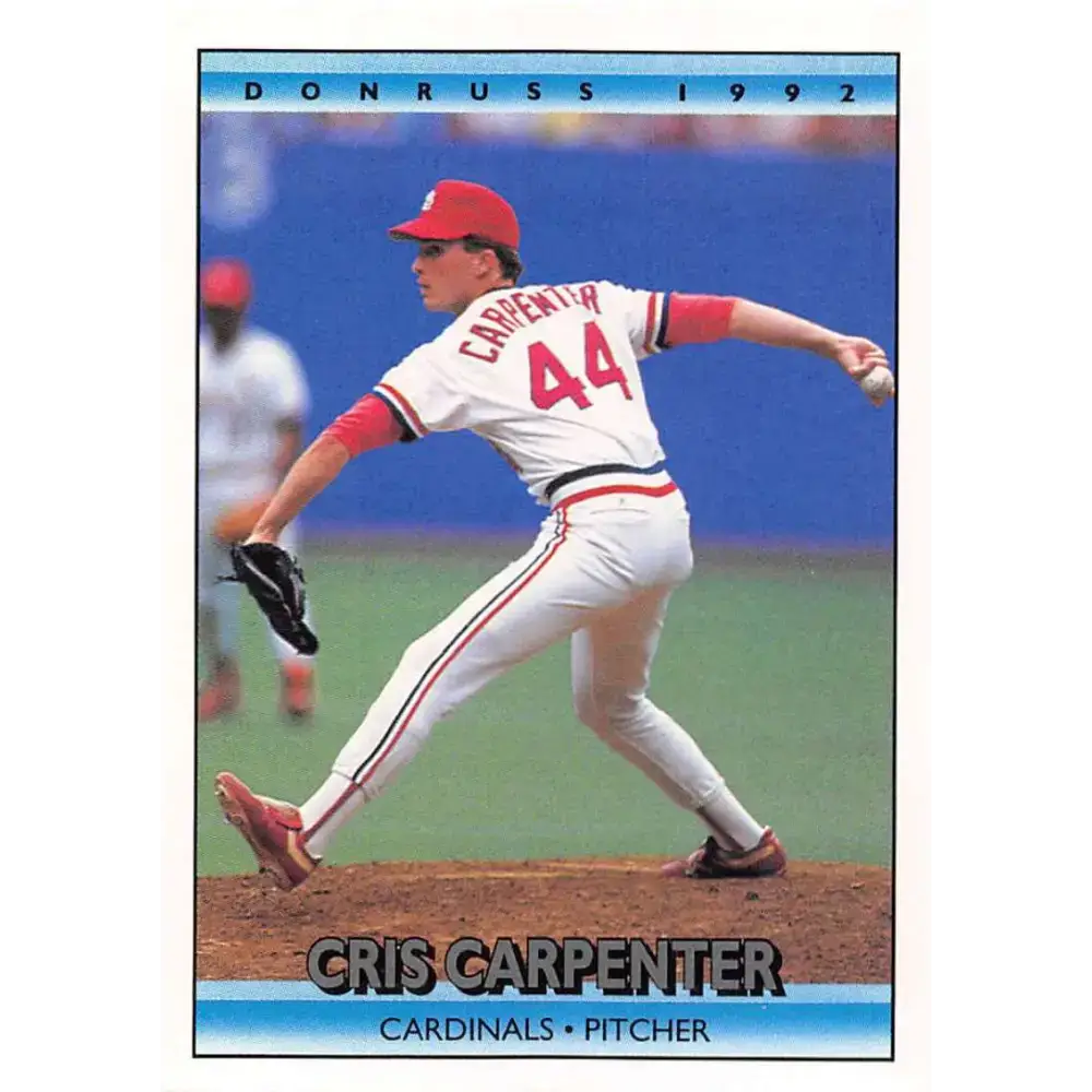 1992 Donruss #79 Cris Carpenter NM-MT St. Louis Cardinals Baseball Card - Baseball Card Single