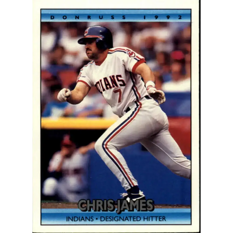 1992 Donruss #82 Chris James NM-MT Cleveland Indians Baseball Card - Baseball Card Single