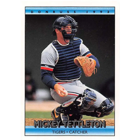 1992 Donruss #85 Mickey Tettleton NM-MT Detroit Tigers Baseball Card - Baseball Card Single