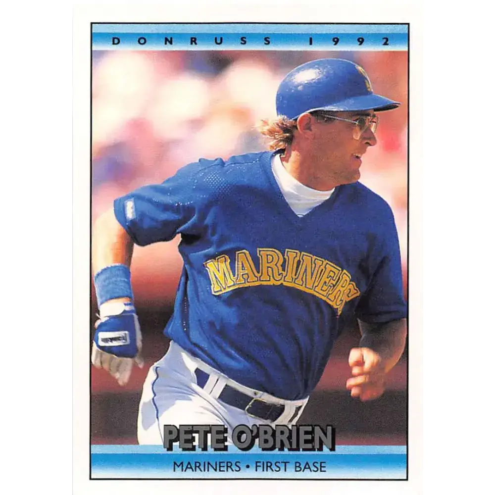 1992 Donruss #86 Pete O’Brien NM-MT Seattle Mariners Baseball Card - Baseball Card Single