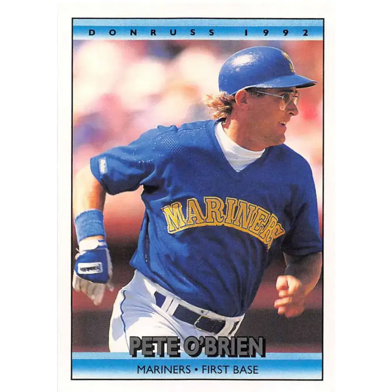 1992 Donruss #86 Pete O’Brien NM-MT Seattle Mariners Baseball Card - Baseball Card Single