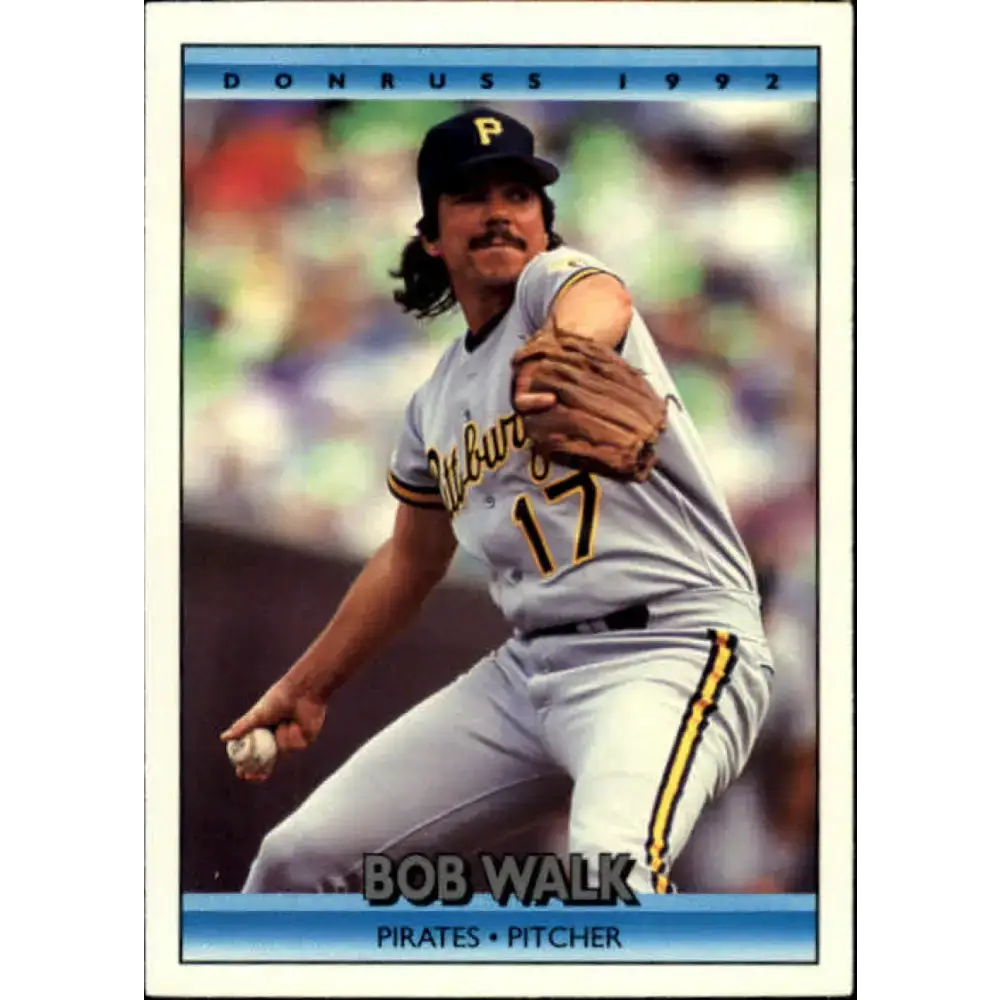1992 Donruss #88 Bob Walk NM-MT Pittsburgh Pirates Baseball Card - Baseball Card Single
