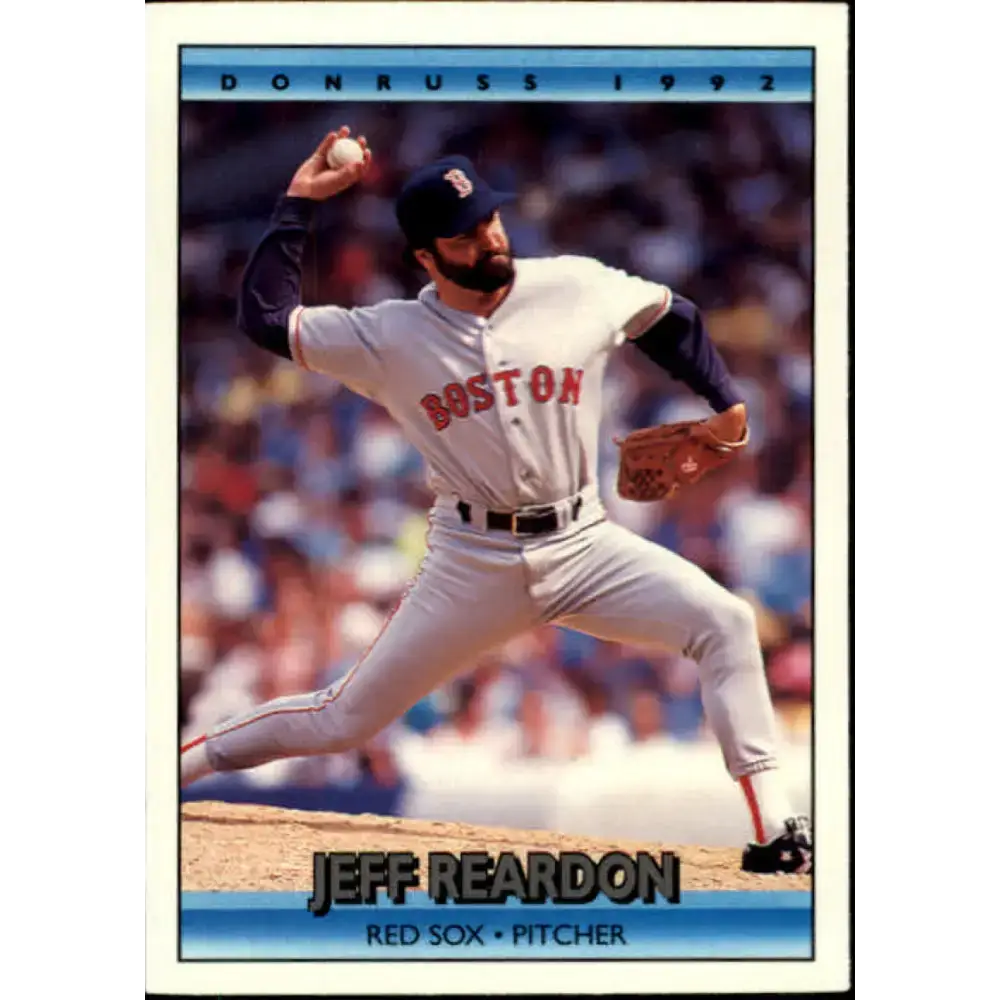 1992 Donruss #89 Jeff Reardon NM-MT Boston Red Sox Baseball Card - Baseball Card Single