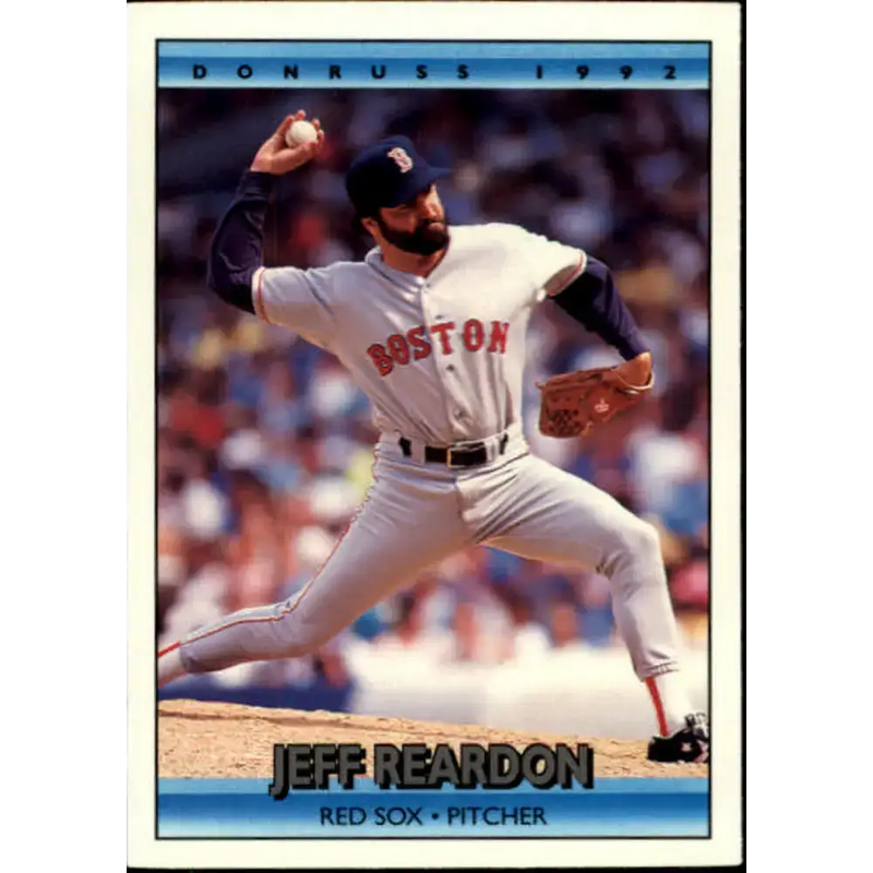 1992 Donruss #89 Jeff Reardon NM-MT Boston Red Sox Baseball Card - Baseball Card Single