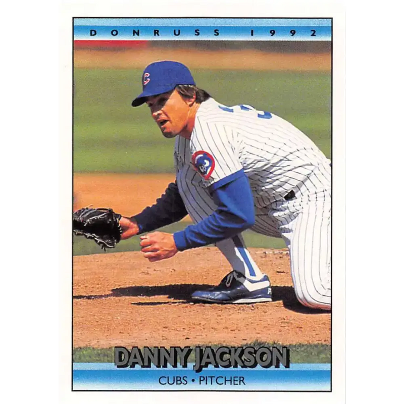 1992 Donruss #91 Danny Jackson NM-MT Chicago Cubs Baseball Card - Baseball Card Single