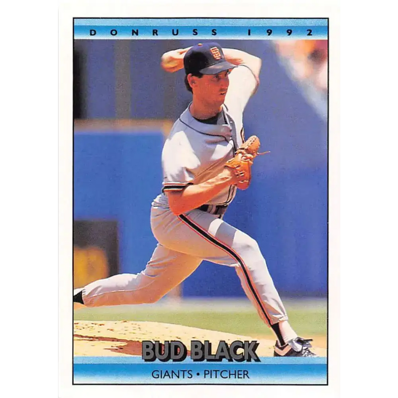 1992 Donruss #93 Bud Black NM-MT San Francisco Giants Baseball Card - Baseball Card Single