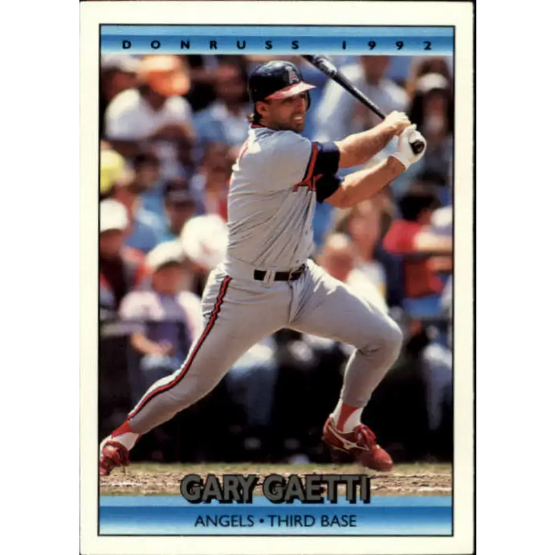 1992 Donruss #96 Gary Gaetti NM-MT California Angels Baseball Card - Baseball Card Single