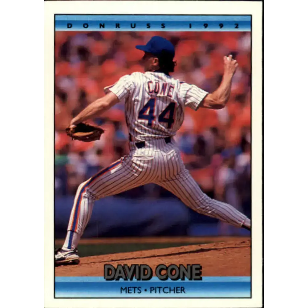 1992 Donruss #97 David Cone NM-MT New York Mets Baseball Card - Baseball Card Single