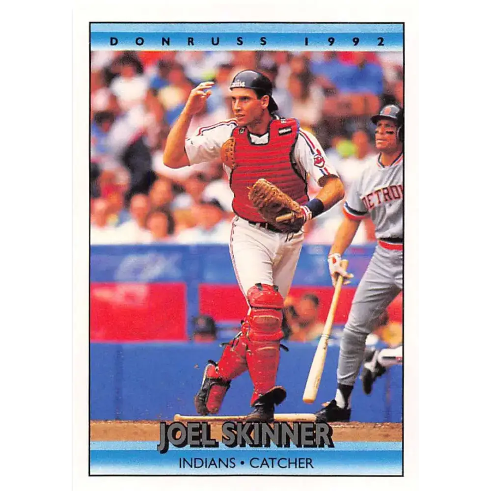1992 Donruss #99 Joel Skinner NM-MT Cleveland Indians Baseball Card - Baseball Card Single