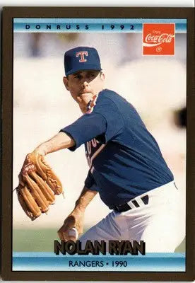1992 Donruss Coca-Cola Nolan Ryan #24 Nolan Ryan - Baseball Card Single