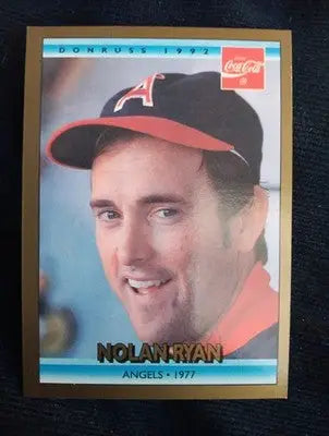 1992 Donruss Coca-Cola Nolan Ryan Career Series. #11. (1977 Angels). EX-NRMT - Baseball Card Single