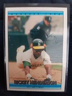 1992 Donruss - Rickey Henderson #193. Athletics. NRMT+