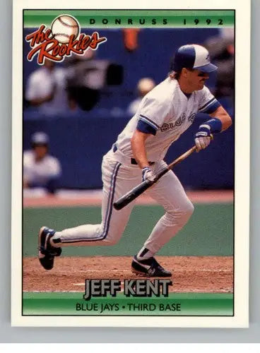 1992 Donruss Rookies #61 Jeff Kent NM Near Mint RC Rookie Blue Jays ID:82516 - Baseball Card Single
