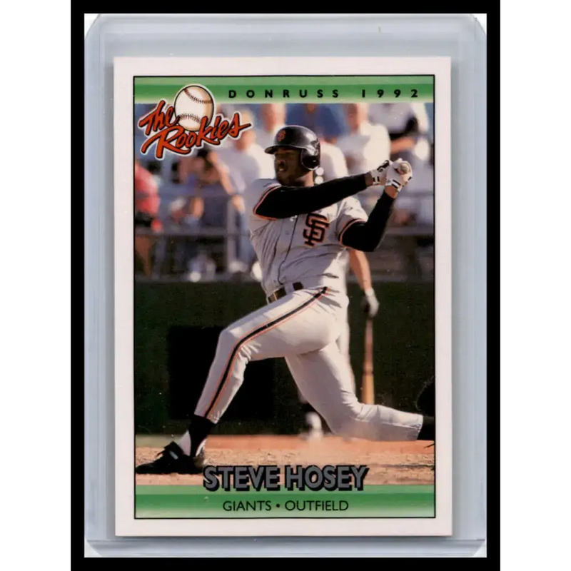 1992 Donruss The Rookies #54 Steve Hosey NM-MT San Francisco Giants Baseball Card - Baseball Card Single