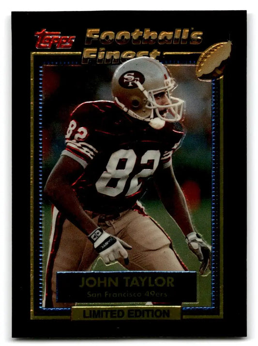 1992 Finest #29 John Taylor - Football Card Single