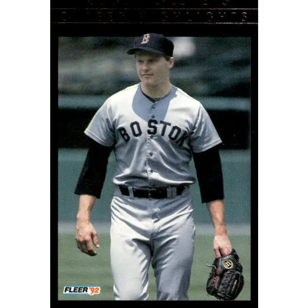 1992 Fleer #1 Roger Clemens EX/NM Boston Red Sox Baseball Card - Baseball Card Single