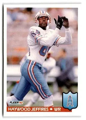 1992 Fleer #147 Haywood Jeffires - Football Card Single