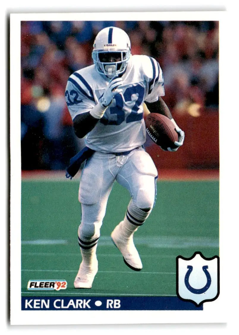 1992 Fleer #162 Ken Clark - Football Card Single