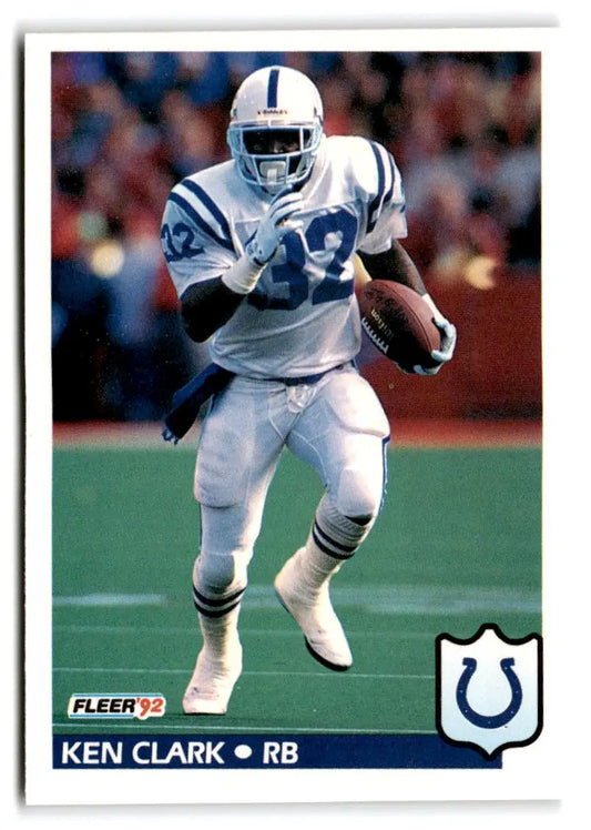1992 Fleer #162 Ken Clark - Football Card Single