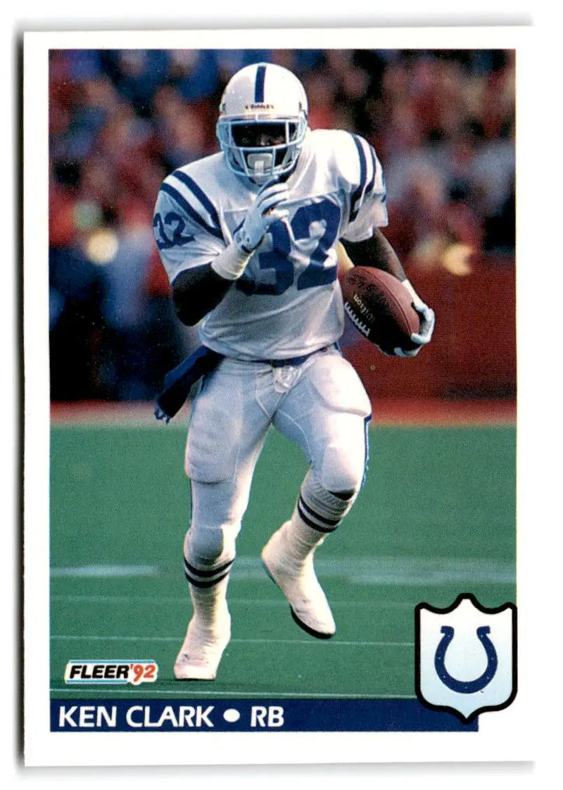 1992 Fleer #162 Ken Clark - Football Card Single
