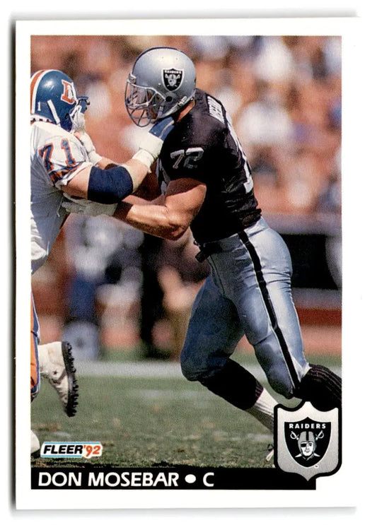 1992 Fleer #202 Don Mosebar - Football Card Single