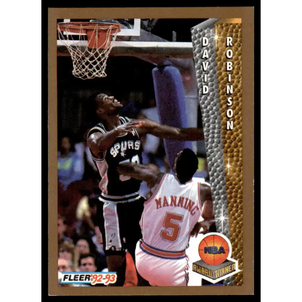 1992 Fleer #248 David Robinson NM/MT San Antonio Spurs Basketball Card - Basketball Card Single