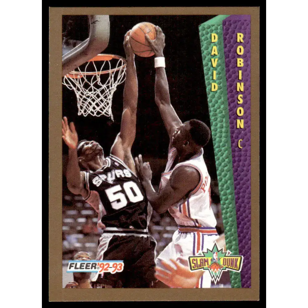 1992 Fleer #288 David Robinson NM/MT San Antonio Spurs Basketball Card - Basketball Card Single
