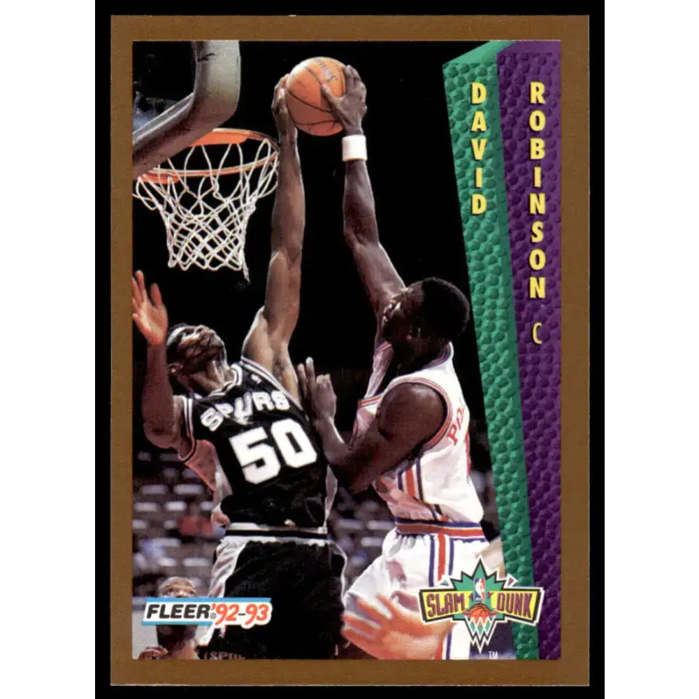 1992 Fleer #288 David Robinson NM/MT San Antonio Spurs Basketball Card - Basketball Card Single
