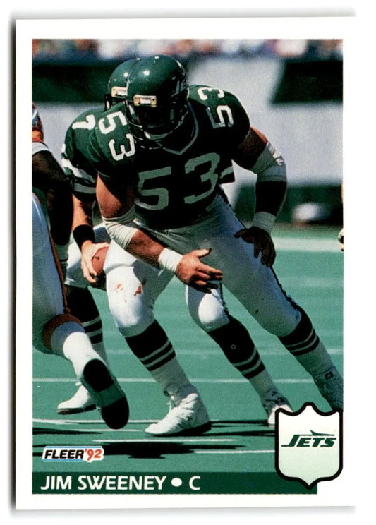 1992 Fleer #312 Jim Sweeney - Football Card Single