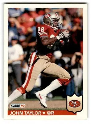 1992 Fleer #385 John Taylor - Football Card Single