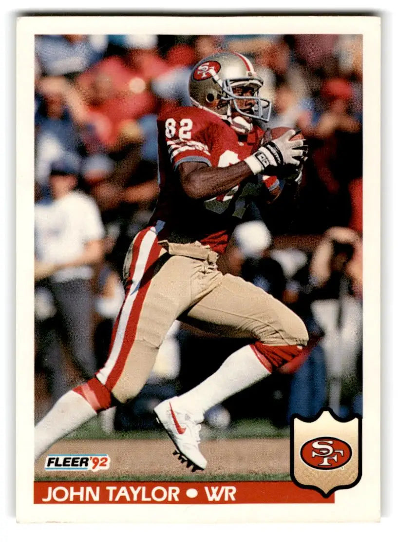 1992 Fleer #385 John Taylor - Football Card Single