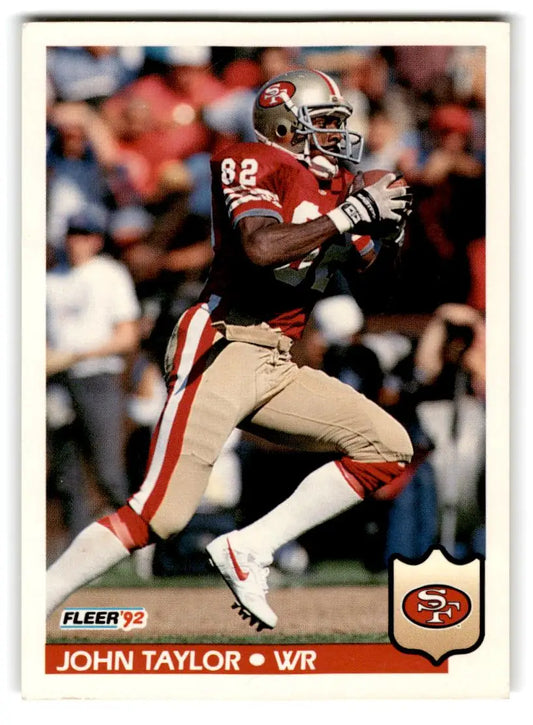 1992 Fleer #385 John Taylor - Football Card Single