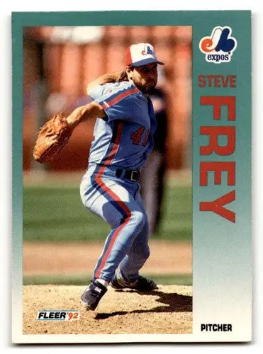 1992 Fleer #479 Steve Frey Montreal Expos Baseball Cards NM Near Min ID:64352 - Baseball Card Single