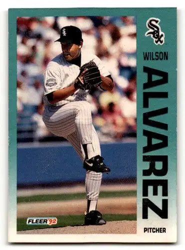 1992 Fleer #74 Wilson Alvarez Chicago White Sox Baseball Cards EX/NM ID:56068 - Baseball Card Single