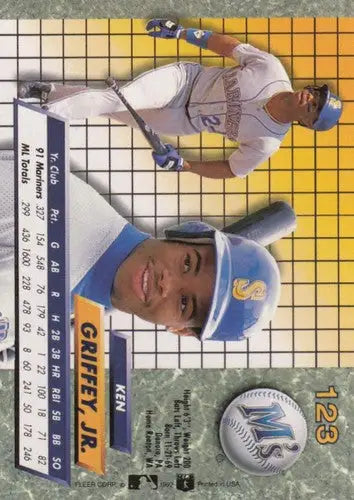 1992 Fleer Ultra #123 Ken Griffey Jr. NM-MT Mariners ID:81959 - Baseball Card Single