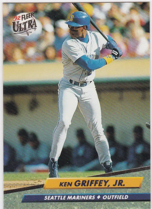 1992 Fleer ultra #123 Ken Griffey Jr. Seattle Mariners - Baseball Card Single