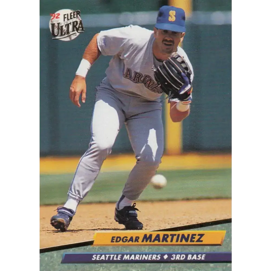 1992 Fleer Ultra #126 Edgar Martinez NM-MT Seattle Mariners Baseball Card - Baseball Card Single