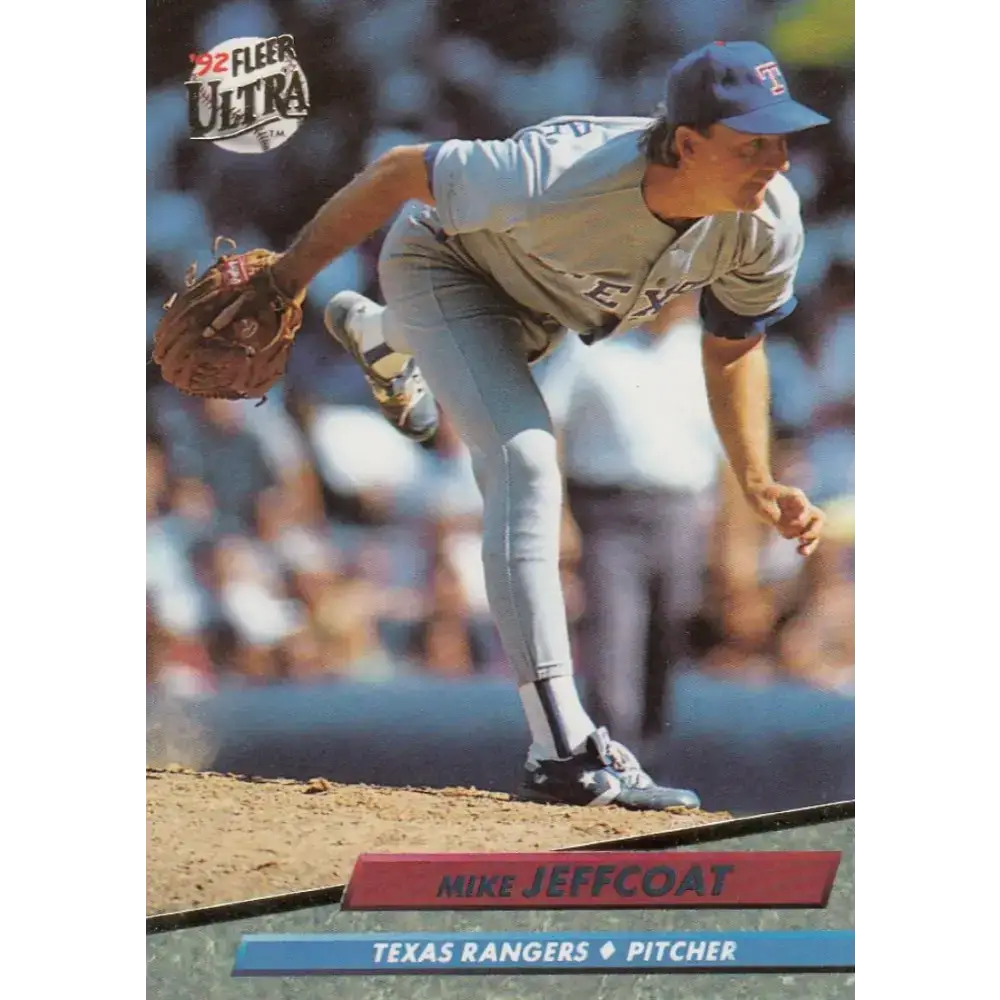 1992 Fleer Ultra #134 Mike Jeffcoat NM-MT Texas Rangers Baseball Card - Baseball Card Single