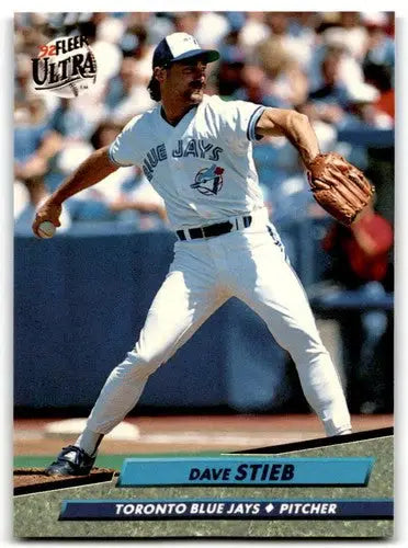 Original gloss Fleer Ultra Dave Stieb baseball card from 1992 Blue Jays collection