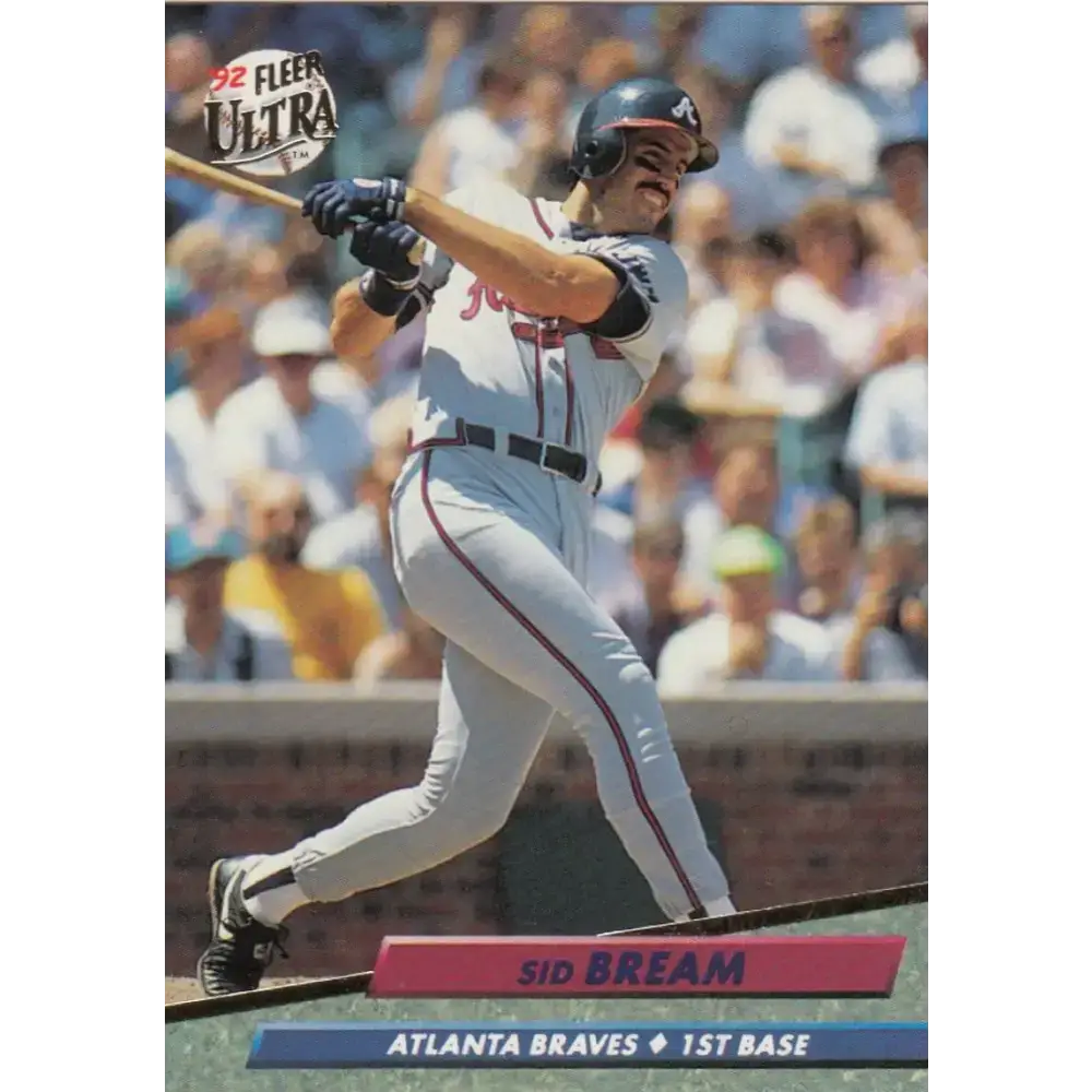 1992 Fleer Ultra #160 Sid Bream NM-MT Atlanta Braves Baseball Card - Baseball Card Single