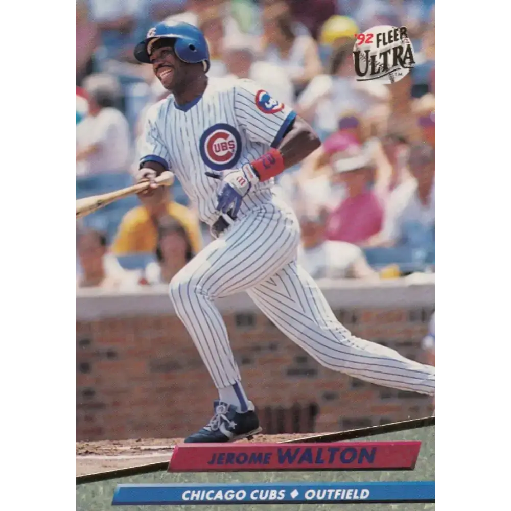 1992 Fleer Ultra #184 Jerome Walton NM-MT Chicago Cubs Baseball Card - Baseball Card Single