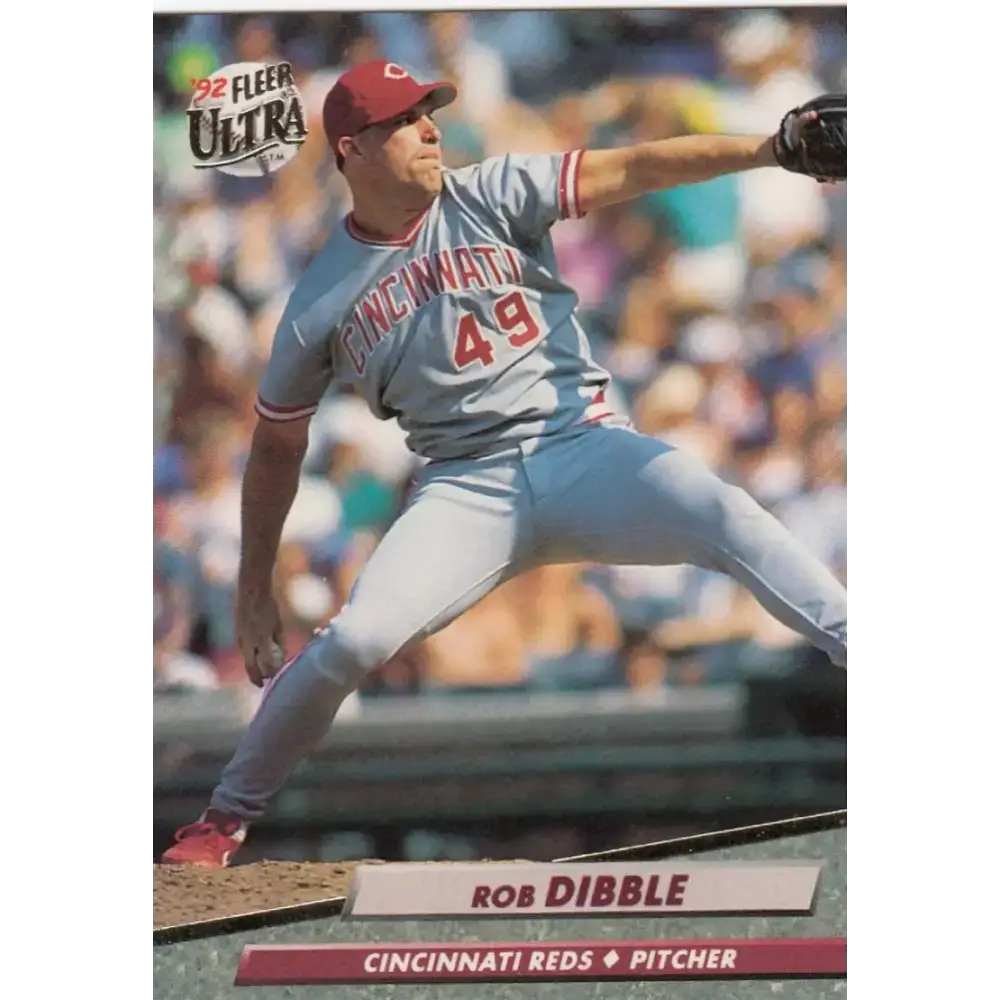 1992 Fleer Ultra #187 Rob Dibble NM-MT Cincinnati Reds Baseball Card - Baseball Card Single