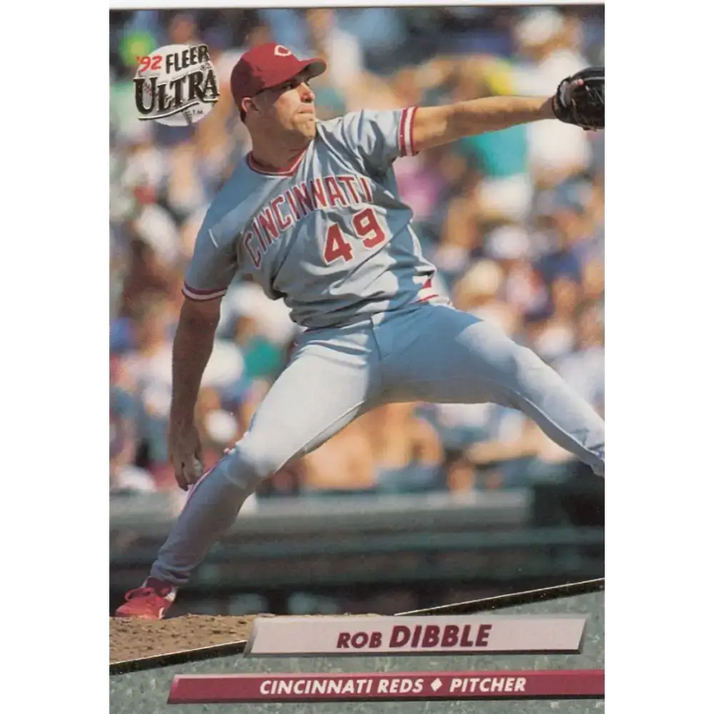 1992 Fleer Ultra #187 Rob Dibble NM-MT Cincinnati Reds Baseball Card - Baseball Card Single